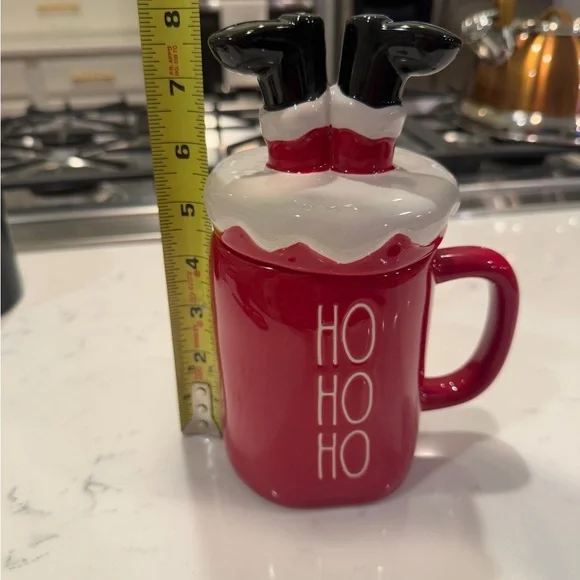Rae Dunn HO HO HO Coffee Mug - allside red - ceramic
Upside Down Santa NEW - Picture 14 of 15